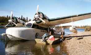 Goose aircraft drop off